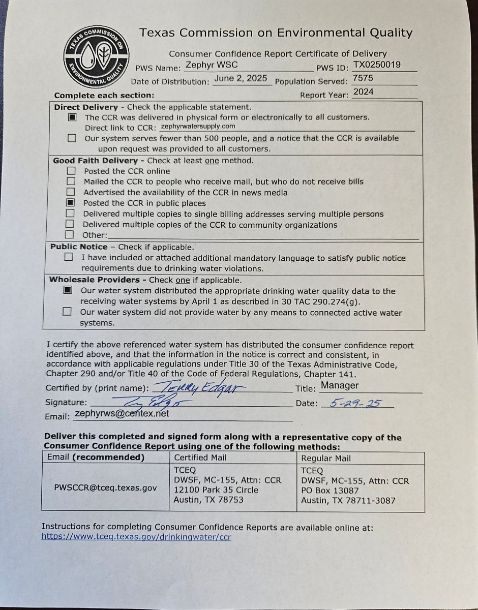 2024 CCR